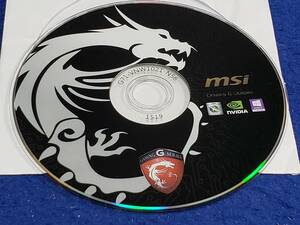 msi　Drivers ＆Utilities ディスク　G71-VNW1021-N56 1519　詳細不明　ｎVIDIA Windows8　管理CD008