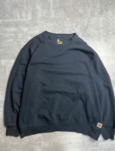 カーハート　Carhartt 古着　スウェット　トレーナー　2XL ネイビー