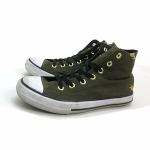 y■【24cm】バンズ/VANSクラシックスクールV66MLT CLASSIC SKOOL MILITARY HIスニーカー■LADIESカーキ/88【中古】