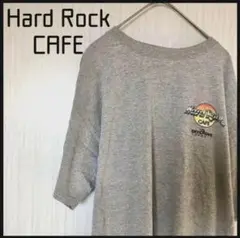 ハードロックカフェ半袖Tシャツワンポイントロゴバックプリントカナダ製トロント