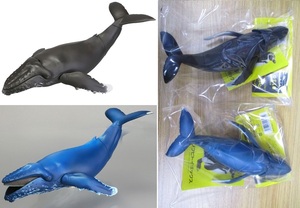 海洋堂 ソフビトイボックス ザトウクジラ＋限定 ザトウクジラ(海中イメージ) 新品 未開封セット ザトウ クジラ