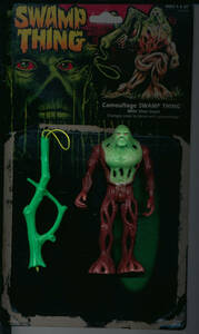 怪人スワンプシング★Camouflage Swamp Thing with Vine Snare Action Figure 1990 Swamp Thing Evil Unmen Series★開封Kennerケナー社/