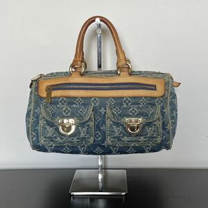 LV モノグラム　デニム ネオ・スピーディ ブルー デニム　ハンドバッグ　ネオスピーディ ルイヴィトン LOUIS VUITTONモノグラムデニム 