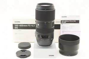 ☆極上美品☆ SIGMA シグマ 100-400mm F5-6.3 DG OS HSM Contemporary 元箱 付属品 Canon用 ♯25011201