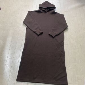 4046☆ UNITED ARROWS GREEN LABEL RELAXING トップス スウェット ワンピース レディース グレー