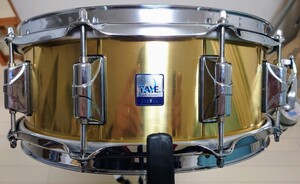 国内レア! Taye Drum BS1405 14 × 5 インチ ブラスシェル　Brass Shell 本体美品