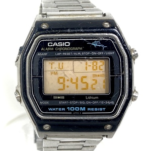 ＊【電池交換済】CASIO W-450 アラーム クロノグラフ クォーツ QZ メンズ 腕時計 デジタル ウォッチ カジキ カシオ