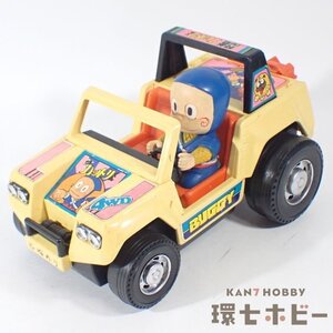 1RK9◆当時物 サクラ 忍者ハットリくん バギー 4WD ミニカー フィギュア 現状品/昭和レトロ ソフビ 藤子不二雄 ポピー 旧バンダイ 送:-/60