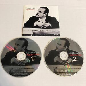 2CD 2枚組 CLAUDIO ARRAU - APPASSIONATA クラウディオ アラウ ピアノ ベートーベン ショパン バッハ etc. ソフトケース CD