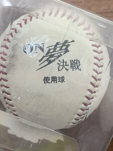 NPB オフィシャル 公式球 2000年 日本シリーズ ON 夢決戦 使用球 東京ドーム プロ野球 読売巨人軍王 貞治 長嶋 茂雄 記念品 ボール