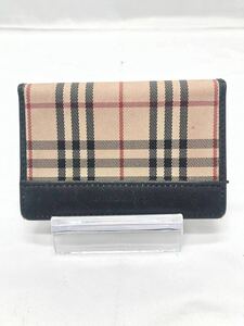 中古 BURBERRY パスケース バーバリー 小物 YS-PYAS