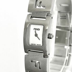 【稼働】磨き済み フェンディ FENDI 3150L レディース 腕時計 美品 電池新品 白文字盤 s1554