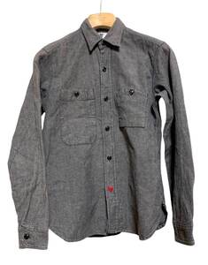 Engineered Garments WORK SHIRT CHAMBRAY エンジニアードガーメンツ/シャンブレーシャツ/ワークシャツ/XS/USA製