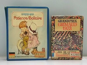 ♪トランプ フランス ドイツ 当時物？ GRAND PRIX GRIMAUD 1973 SARAH KAY Patience Solitaire 現状品♪経年保管品