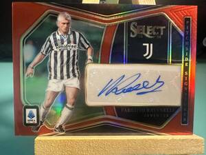 ●A405:2023-24 Panini Select Serie A Pitchside Signatures Fabrizio Ravanelli Auto Juventus 直筆サイン ファブリッツィオ・ラバネッリ