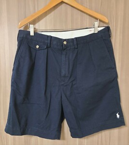 polo ralph lauren beams別注　ショートパンツ ポロ　ラルフローレン　big　裾ポニー　