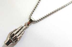 送料込み　手のネックレス（拝み）　数珠　祈り　仏壇　神　ファンスマ