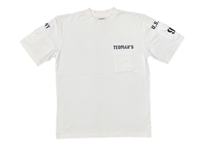 TEDMAN　完売商品！　半袖Tシャツ 　OFF-WHITE　40サイズ　試作品　ちょっと難あり　TDSS-315