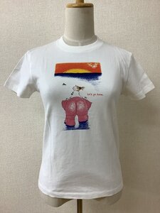 SM2 タグ付き未使用！ 白のTシャツ 象に乗る子のイラスト サイズS