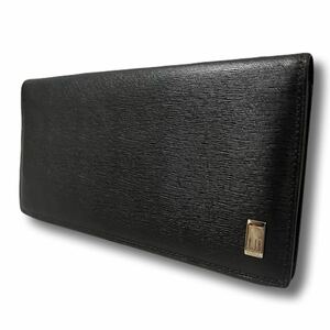 dunhill ダンヒル 長財布　折り財布　札入れ　ブラック　レザー