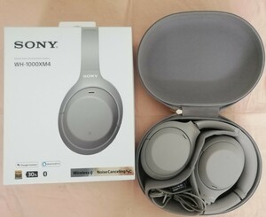 SONY ワイヤレスノイズキャンセリングステレオヘッドセット WH-1000XM4◆No5002