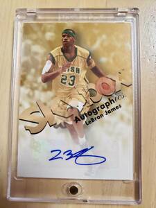 超レア SP サイン 2011 -12 Fleer Retro Skybox Autographics LEBRON JAMES / レブロン ジェームズ Autograph (4x NBA Champions) NIKE