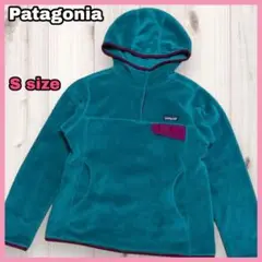 Patagonia リツール フーディ フリースジャケット スナップT Sサイズ