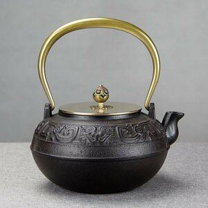 鉄瓶 鉄器 急須 おしゃれ IH 対応 鉄やかん 鉄分補給 約1.3 L