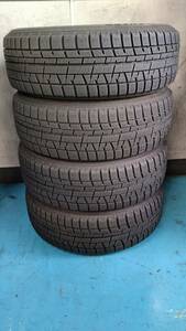 【即落札設定】★2020年製★ 185/60R15 YOKOHAMA iceGUARD iG50PLUS スタッドレス 中古 4本 185/60/15 ヨコハマ アイスガード シエンタ