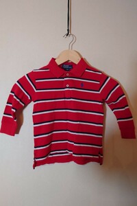 ポロ ラルフローレン　キッズ用 ボーダーポロシャツ サイズ POLO RALPH LAUREN 子供服　子供用　90cm 95cm 100cm 長袖シャツ