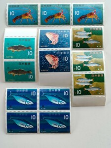 魚介シリーズ 5種14枚 送料63円