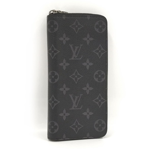 LOUIS VUITTON ジッピーウォレット ヴェルティカル ラウンドファスナー 長財布 モノグラム エクリプス ノワール M62295