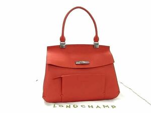 ■新品■未使用■ LONGCHAMP ロンシャン マドレーヌ レザー ワンハンドル ハンドバッグ レディース レッド系 AW5396