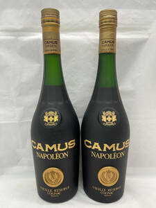 【未開栓】CAMUS NAPOLEON カミュ ナポレオン VIEILLE RESERVE COGNAC 700ml　40％　2本セット(SMG4120SM)