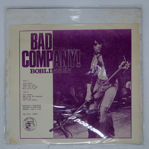 ブート ドイツ盤 BAD COMPANY/BOBLINGEN/TRADE MARK OF QUALITY TMQ71085 LP