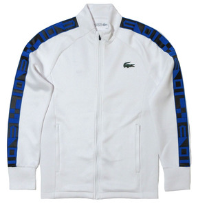 LACOSTE ラコステ ノーティカルネームテーピングトラック ジャケット Mサイズ ホワイト SH9430-99