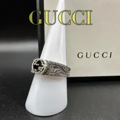 未使用級✨　GUCCI　リング　アラベスク　インターロッキング　19号　327