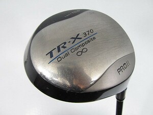 即決 お買い得品！中古 TR-X DUO 370 ドライバー 2003(高反発) 1W オリジナルカーボン 10.5 M-43