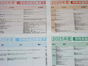 最新版 新品 送料無料 即決 2025年度 学科系統別難易ランキング 私立 国公立 文系 理系 （ 偏差値 ポスター ４枚 ※大きいです） 西北出版