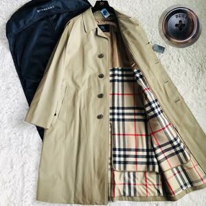 定価15万 未使用 BURBERRY LONDON【圧倒的な利便性】バーバリーロンドン 2WAYコート ライナー カシミヤ混 メガチェック ベージュ XL 大きめ