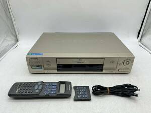 【1円スタート】Panasonic NV-SV1 S-VHSビデオデッキ リモコン付き VEQ2319 パナソニック DM0604N