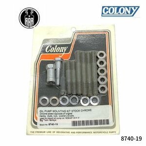 オイルポンプ 取り付け マウントキット ストック クローム ハーレーダビッドソン 8740-19 colony コロニー