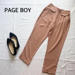 【個性的】PAGE BOY ページボーイ　カジュアル　パンツ　ブラウン　M