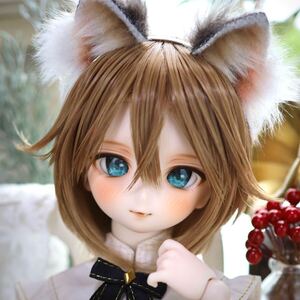 mirurikko* DDH-32 セミホワイト肌 カスタムヘッド ＋アイ2種 ソフビ盛り MDD ドルフィードリーム 