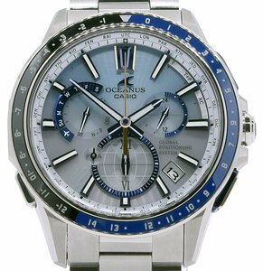 ★箱付！新品同様！CASIO カシオ OCEANUS オシアナス OCW-G1100C-7AJF ストラトスブルーカラー 限定モデル ソーラー メンズ★