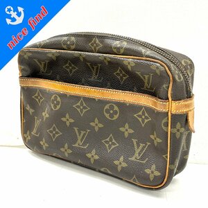 ◆ルイ ヴィトン LOUIS VUITTON◆モノグラム コンピエーニュ 23 M51847 セカンドバッグ クラッチバッグ ブラウン レディース メンズ