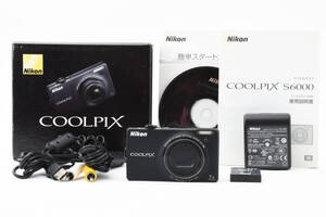 ★美品 元箱付 完動品★ Nikon ニコン COOLPIX S6000 ブラック