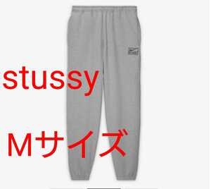 Stussy × NIKE NRG Washed Fleece Pant Grey SNKRS Mサイズ 新品 未使用 ナイキ ステューシー スウェットパンツ 
