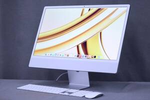 1円～ 使用感少 M1 16Gメモリ 2021年製 24インチ Retina 4.5K Apple iMac 2021 M1 16G 256G OS 14 Sonoma 純正キーボード ワイヤレスマウス