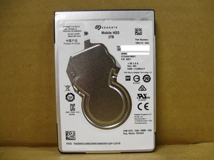 ▽SEAGATE ST2000LM007-1R8174 2TB SATA 5400rpm 128MB 2.5型 7mm 内蔵HDD 中古 Mobile HDD